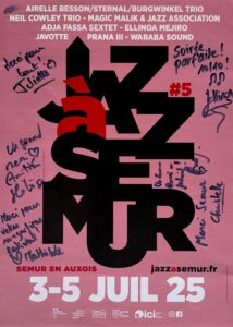 Affiche 2025 signée par les membres du groupe Ellinoa