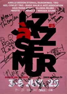 Affiche 2025 signée par les membres du groupe Pranä III